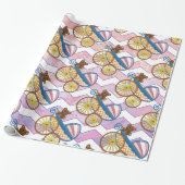 Roze en Stinky Baby Cadeaupapier (Uitgerold)