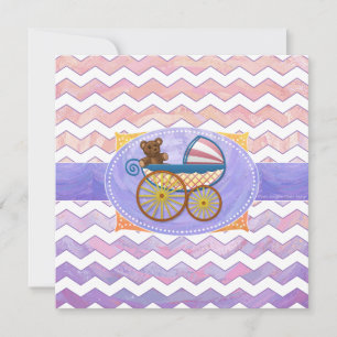 Roze en Stinky Baby Kaart