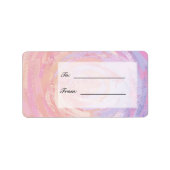 Roze en Stinky Etiket (Voorkant)