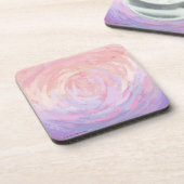 Roze en Stinky Textured Drankjes Onderzetter (Linkerzijde)
