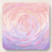 Roze en Stinky Textured Drankjes Onderzetter (Voorkant)