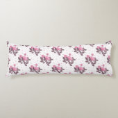 Roze en stoffige paarse rozen. lichaamskussen (Voorkant)