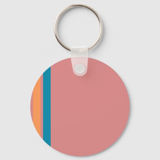 Roze en Stripes Sleutelhanger (Voorkant)
