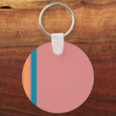 Roze en Stripes Sleutelhanger (Voorkant)