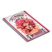 Roze en Suikerschedel Notitieboek (Rechterzijde)