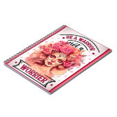 Roze en Suikerschedel Notitieboek (Linkerzijde)