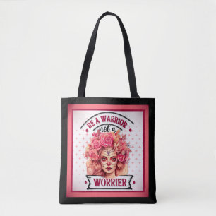 Roze en Suikerschedel Tote Bag
