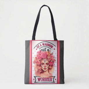 Roze en Suikerschedel Tote Bag