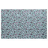 Roze en turquoise Dentale spuitdruk Stof (Fat Quarter)
