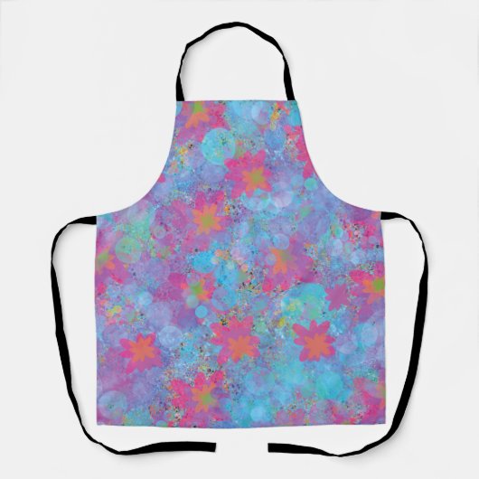Roze en Turquoise Droom Schort (Voorkant)