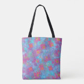 Roze en Turquoise Droom Tote Bag (Achterkant)