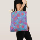 Roze en Turquoise Droom Tote Bag (Dichtbij)