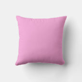 Roze en turquoise gestileerde bladeren wit Patroon Kussen (Achterkant)
