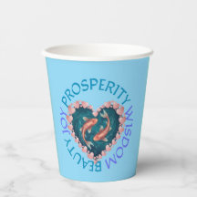 Roze en turquoise koi