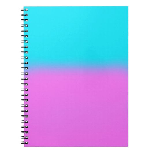 Roze en turquoise Notitieboek / Journal (Voorkant)