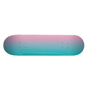 Roze en Turquoise ombre Persoonlijk Skateboard