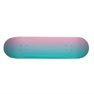 Roze en Turquoise ombre Persoonlijk Skateboard