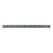 Roze en turquoise stam- satijnen lint (Voorkant)