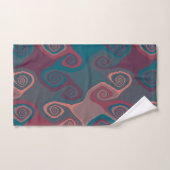 Roze en Turquoise Swirl abstract Bad Handdoek (Handdoek)