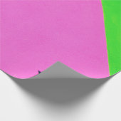 Roze en veelkleurige abstracte kunst cadeaupapier (Hoek)