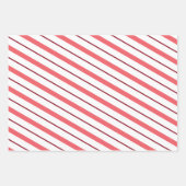 Roze en veenbessen kerstinpakpapier inpakpapier vel (Voorkant 2)