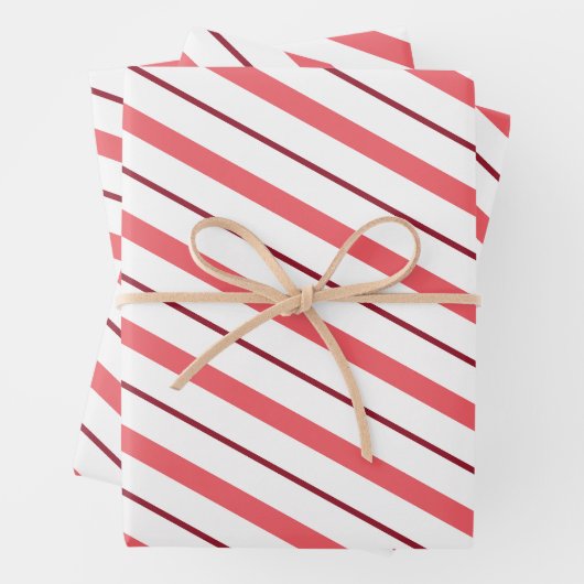 Roze en veenbessen kerstinpakpapier inpakpapier vel (In situ)