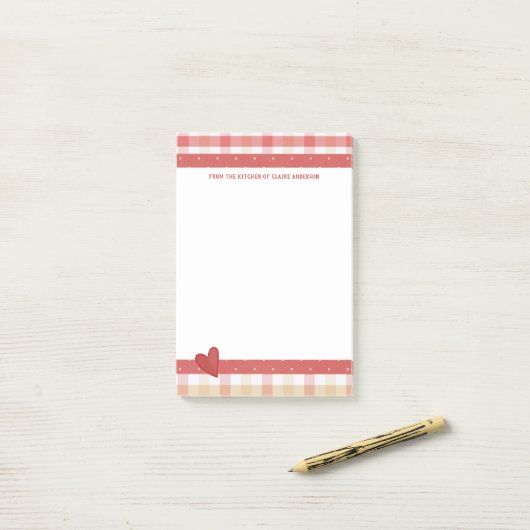 Roze en verstelbare plaat post-it® notes (Op bureau)