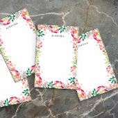 Roze en Violet Boho Wildbloemen Naam toevoegen Post-it® Notes