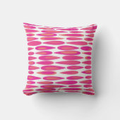 Roze en Violet Eyes Textuur Kussen (Voorkant)