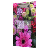 Roze en Violet Flowers op maat Klembord (Links)