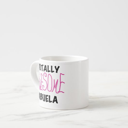 Roze en volledig Geweldige Abuela Gifts Espresso Kop (Links)