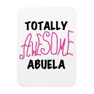 Roze en volledig Geweldige Abuela Gifts Magneet