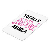 Roze en volledig Geweldige Abuela Gifts Magneet (Linkerzijde)