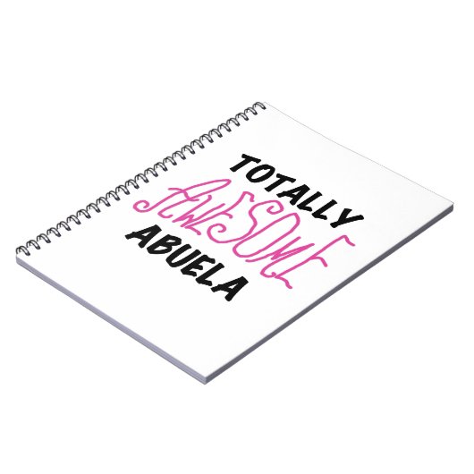 Roze en volledig Geweldige Abuela Gifts Notitieboek (Linkerzijde)
