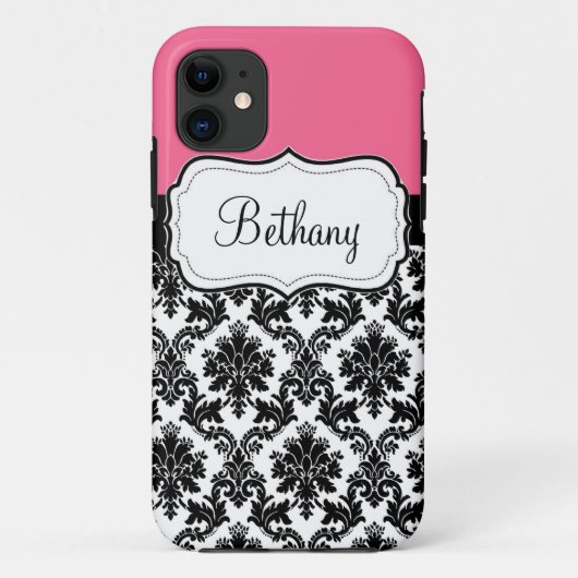 roze en vouw Case-Mate iPhone case (Achterkant)