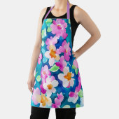 Roze en Waterverf bloemen Schort (Insitu)