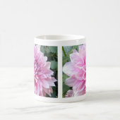 Roze en White Dahlia Koffiemok (Center)