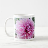 Roze en White Dahlia Koffiemok (Links)