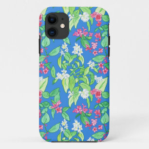 Roze en White Spring Blossom iPhone 5 Hoesje