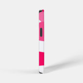 roze en wit abstract iPhone hoesje (Rechterkant)