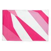 roze en wit abstract kussensloop (Achterkant)