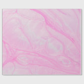 Roze en wit abstract schilderij cadeaupapier (Vlak)