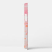 Roze en wit abstract schilderij Case-Mate iPhone case (Achterkant / Rechts)