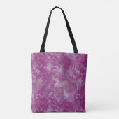 roze en wit Abstract Tote Bag (Achterkant)