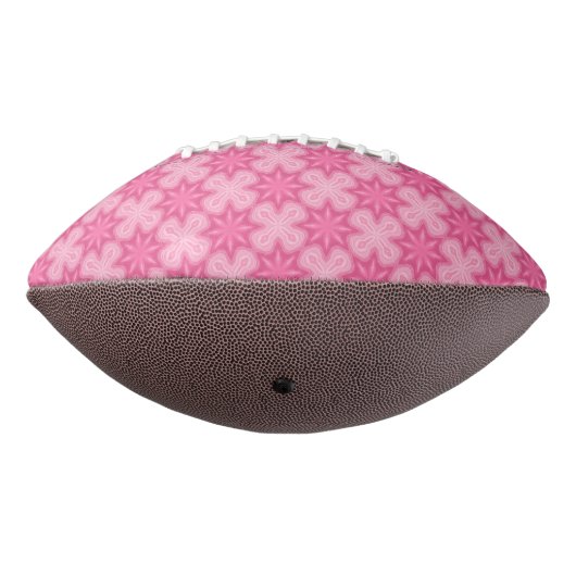 Roze en wit american football (Gedraaid 270)