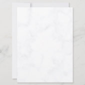 Roze en Wit Arabisch Engels Moslim Formal Kaart (Achterkant)