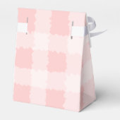 Roze en Wit Baby shower Favor Box Bedankdoosjes (Achterkant)