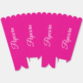 Roze en wit bedankdoosjes (Ongevouwen)