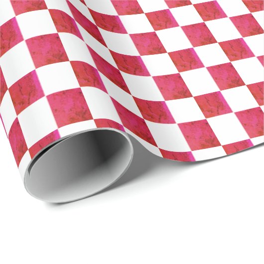 Roze en wit cadeaupapier (Rol Hoek)