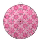 Roze en wit dartbord (Voorkant)